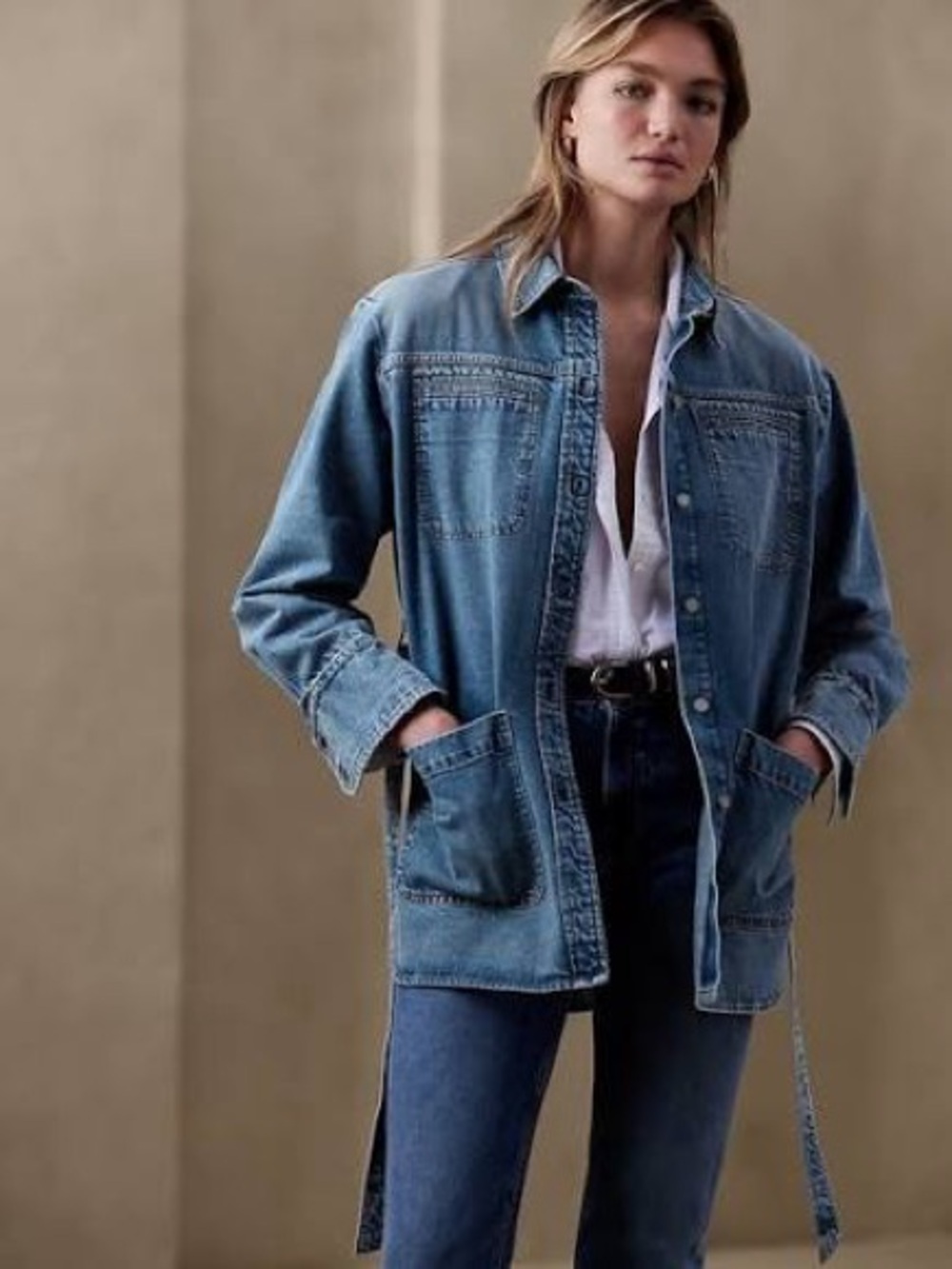 BANANA REPUBLIC ARIZONA DENIM SHIRT JACKET